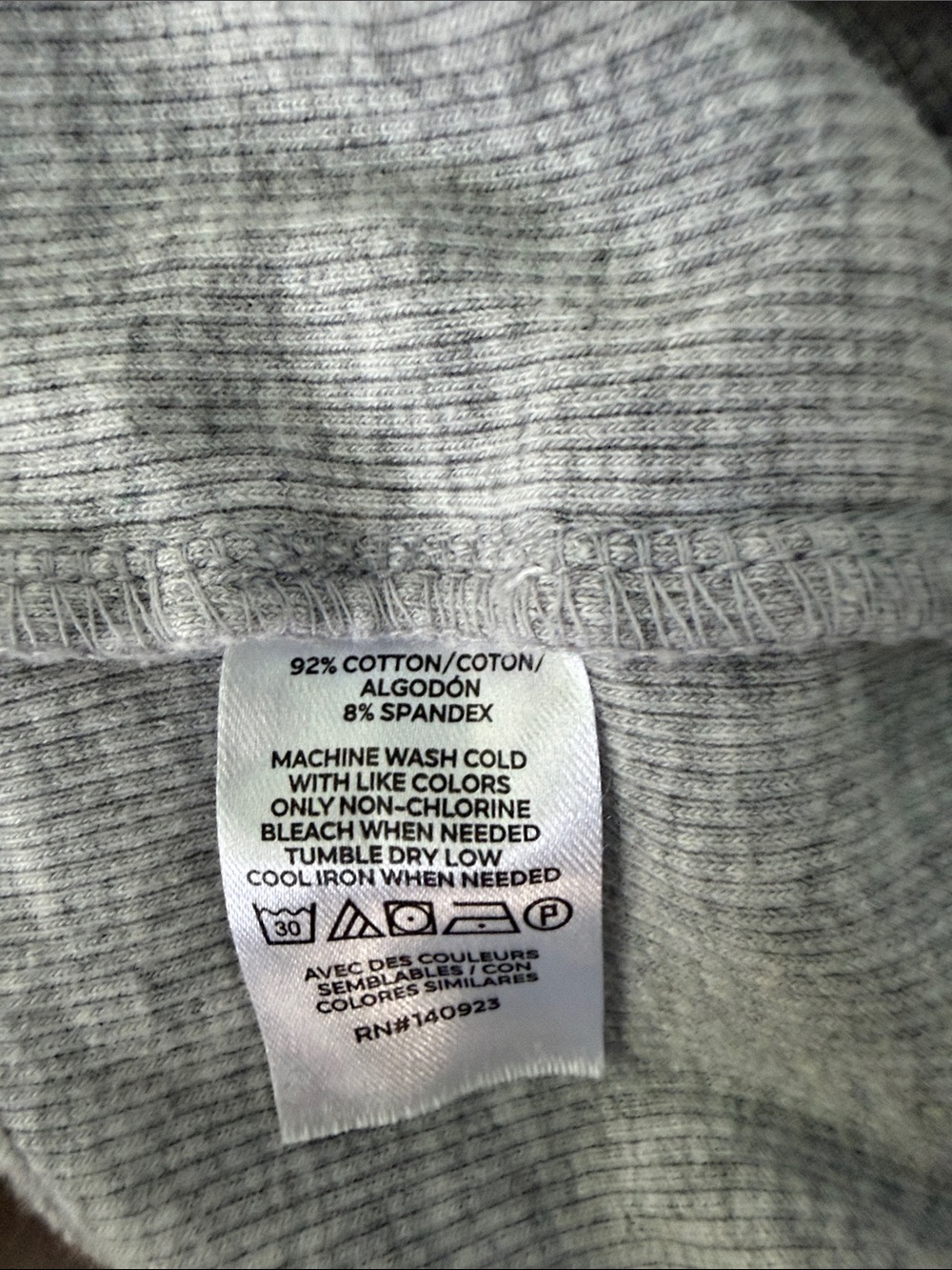 LOFT Heather Gray Racerback Ribbed Tank - Picture 4 of 4